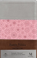 Cargar imagen en el visor de la galería, BIBLIA RVR1960 LETRA GRANDE TAMAÑO MANUAL CON CIERRE E ÍNDICE (TAPA IMITACIÓN PIEL) | SERIE TRICOLOR