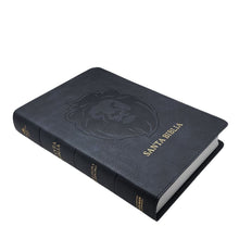 Cargar imagen en el visor de la galería, BIBLIA RVR1960 LETRA GRANDE TAMAÑO MANUAL (TAPA IMITACIÓN PIEL - CENIZA)