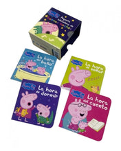 Cargar imagen en el visor de la galería, Peppa pig pequeña biblioteca buenas noches