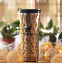 Cargar imagen en el visor de la galería, Travel Mug dorado 500 ml - Marley Coffee