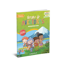 Cargar imagen en el visor de la galería, Verano de aventuras: Recorriendo Chile (1° Básico) - CALIGRAFIX ACTUALIZADO 2026