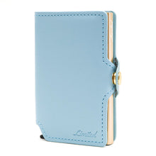 Cargar imagen en el visor de la galería, Billetera Limited Citrus - Light Blue & Gold
