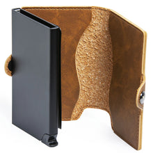 Cargar imagen en el visor de la galería, Billetera Slim Color - Caramel Black