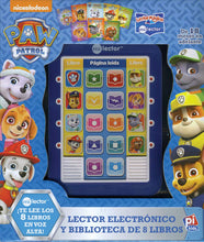 Cargar imagen en el visor de la galería, Mi lector mágico Paw Patrol ( Biblioteca 8 libros + Lector Electrónico)