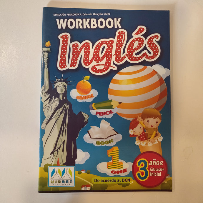 Workbook inglés 3 años
