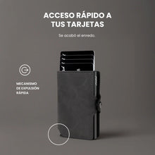 Cargar imagen en el visor de la galería, Billetera Slim Color - Gris
