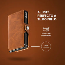 Cargar imagen en el visor de la galería, Billetera Slim Color - Caramel Black
