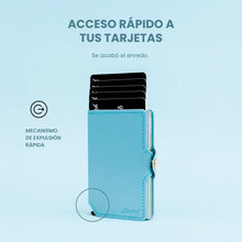 Cargar imagen en el visor de la galería, Billetera Limited Citrus - Light Blue &amp; Blue
