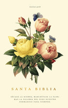 Cargar imagen en el visor de la galería, BIBLIA RVR1960 PREMIO Y REGALO LETRA GRANDE - FLORAL - ISAÍAS 40:8 (TAPA DURA)
