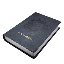 Cargar imagen en el visor de la galería, BIBLIA RVR1960 LETRA GRANDE TAMAÑO MANUAL (TAPA IMITACIÓN PIEL - CENIZA)
