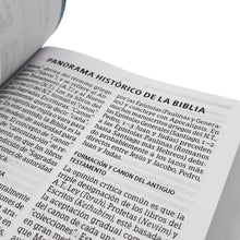 Cargar imagen en el visor de la galería, BIBLIA RVR1960 LETRA GRANDE TAMAÑO MANUAL (TAPA IMITACIÓN PIEL - AQUA)
