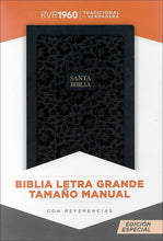 Cargar imagen en el visor de la galería, BIBLIA RVR1960 LETRA GRANDE TAMAÑO MANUAL (TAPA IMITACIÓN PIEL)
