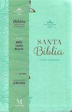 Cargar imagen en el visor de la galería, BIBLIA RVR1960 LETRA GRANDE - MARIPOSAS (TAPA IMITACIÓN PIEL)
