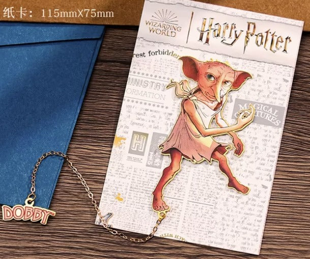 marcapáginas de Dobby Harry Potter