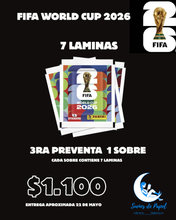 Cargar imagen en el visor de la galería, 3RA PREVENTA SOBRE LAMINAS FIFA WORLD CUP 2026
