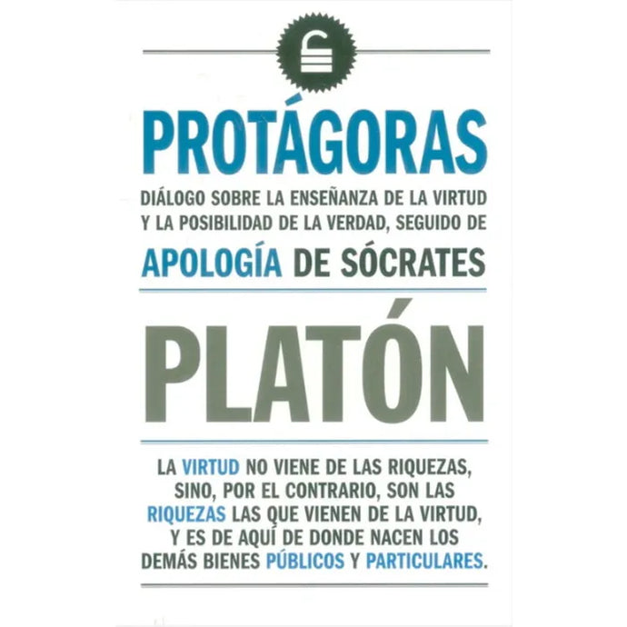Protágoras. Apología De Sócrates