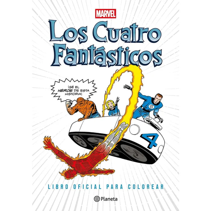 Los Cuatro Fantásticos. Libro Oficial Para Colorear Marvel