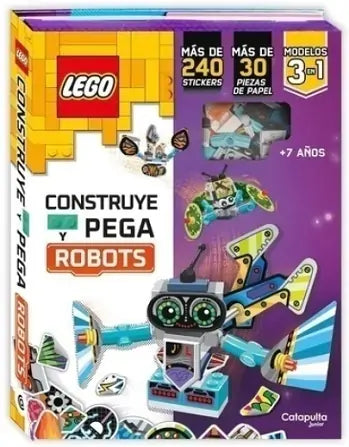 LEGO CONSTRUYE Y PEGA ROBOTS