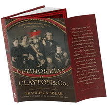 Cargar imagen en el visor de la galería, Los Ultimos Dias De Clayton And Co (TD) -  FRANCISCA  SOLAR
