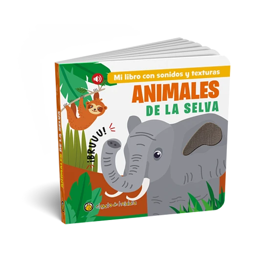 Animales De La Selva - Mi Libro Con Sonidos Y Texturas