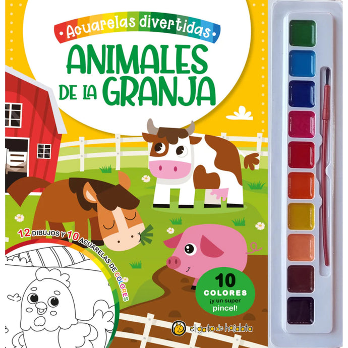 Animales de la granja (acuarelas divertidas)