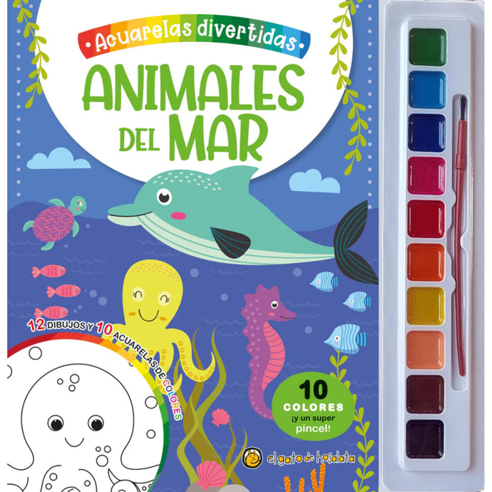 Animales del mar (acuarelas divertidas)