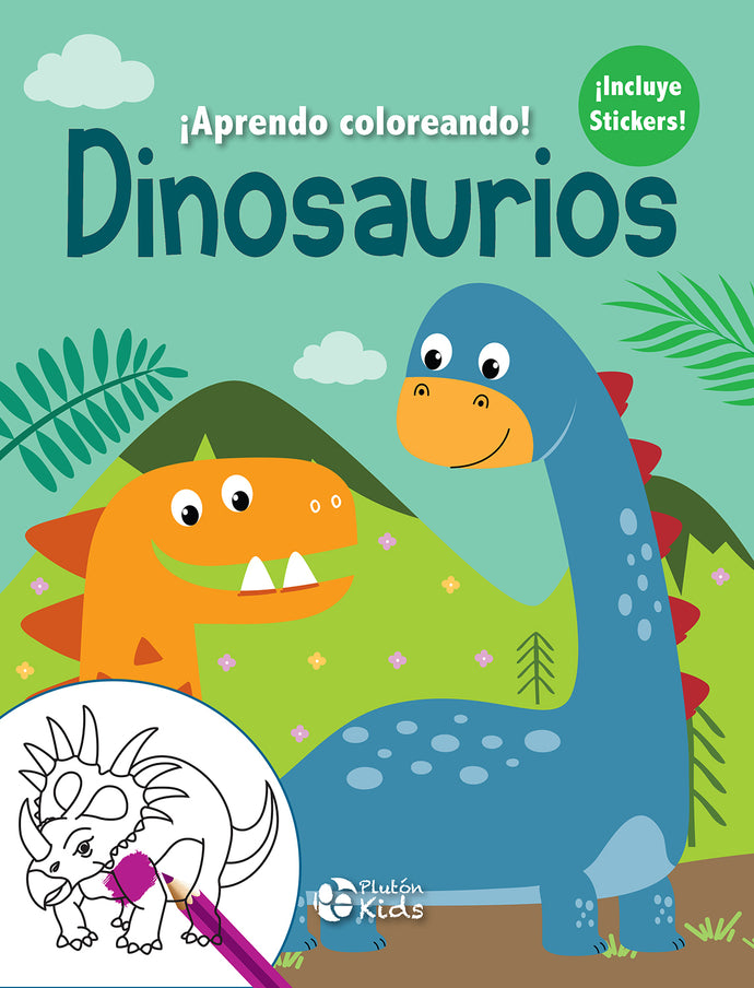 Aprendo coloreando - Dinosaurios