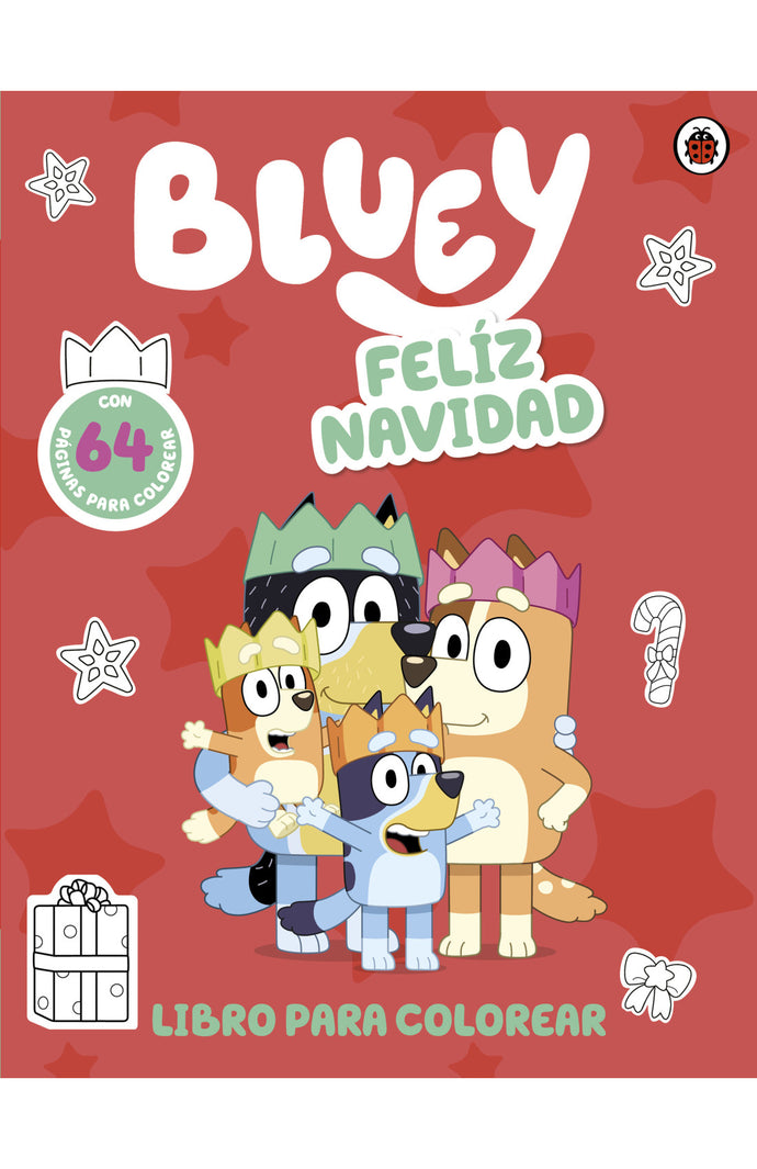 Bluey. Feliz Navidad (libro para colorear)