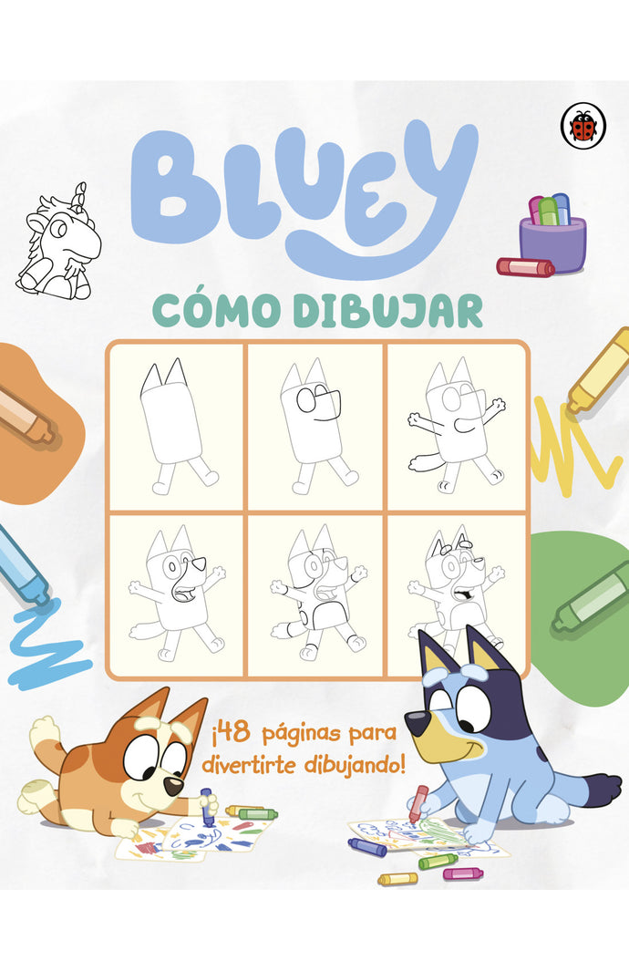 Bluey cómo dibujar