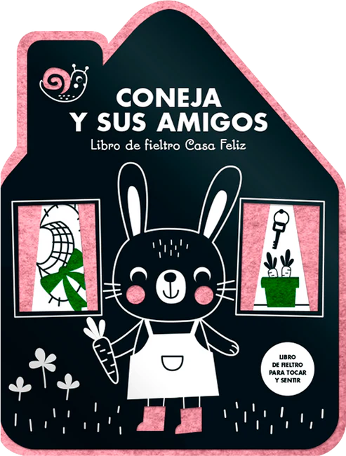 Coneja y sus amigos. Libro de fieltro Casa Feliz - Tanja Louwers