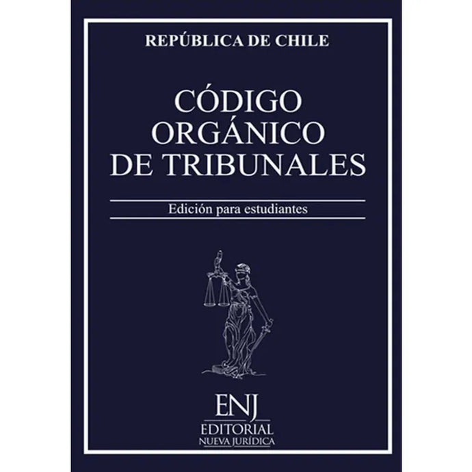 Código Orgánico De Tribunales 2025 (Estudiante)