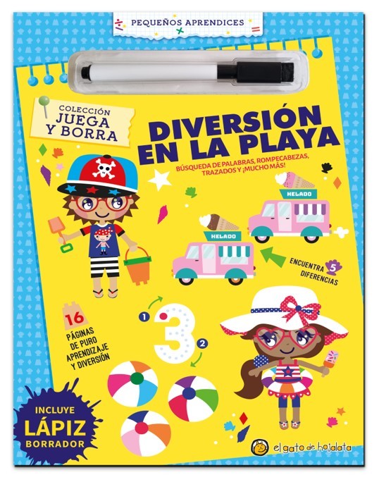 Diversión en la playa (Juega y borra)