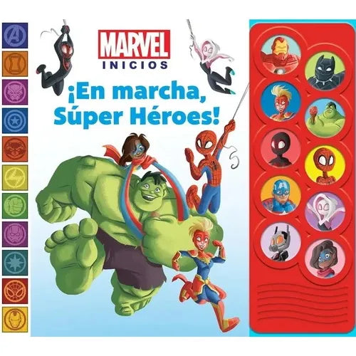 ¡En Marcha, Super Heroes! (libro con sonidos)