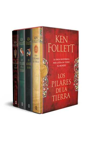 Estuche saga Los pilares de la tierra - Ken Follet