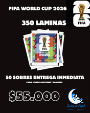 Cargar imagen en el visor de la galería, PACK 50 SOBRES FIFA WORLD CUP 2026 ($1100 cada sobre ) - 350 LAMINAS (ENTREGA INMEDIATA )
