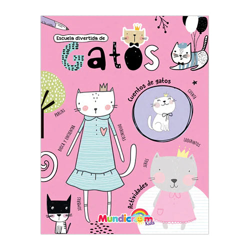 Escuela divertida de gatos