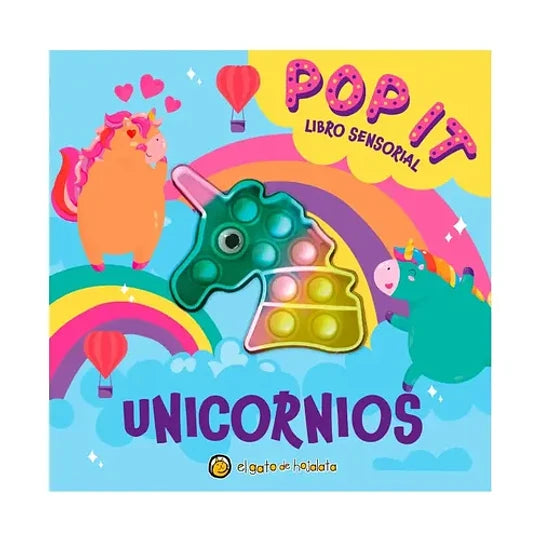 POP IT LIBRO SENSORIAL - UNICORNIOS