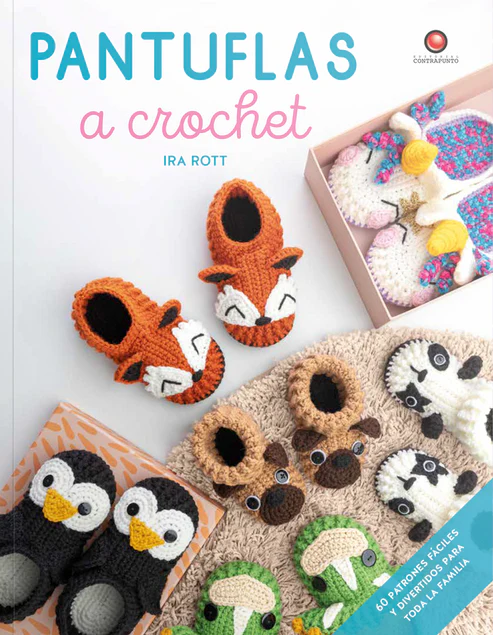 Pantuflas a crochet - Ira Rott
