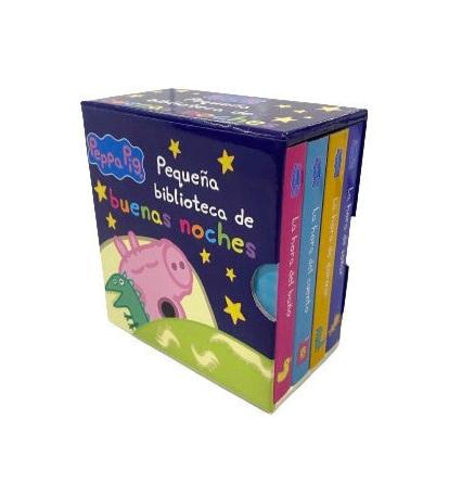 Peppa pig pequeña biblioteca buenas noches