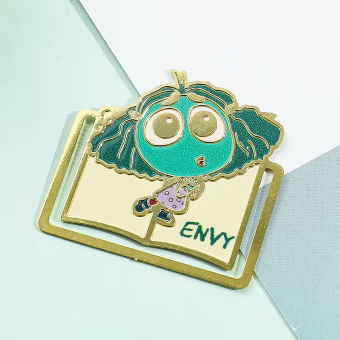 Marcapáginas metálico Intensamente Envy