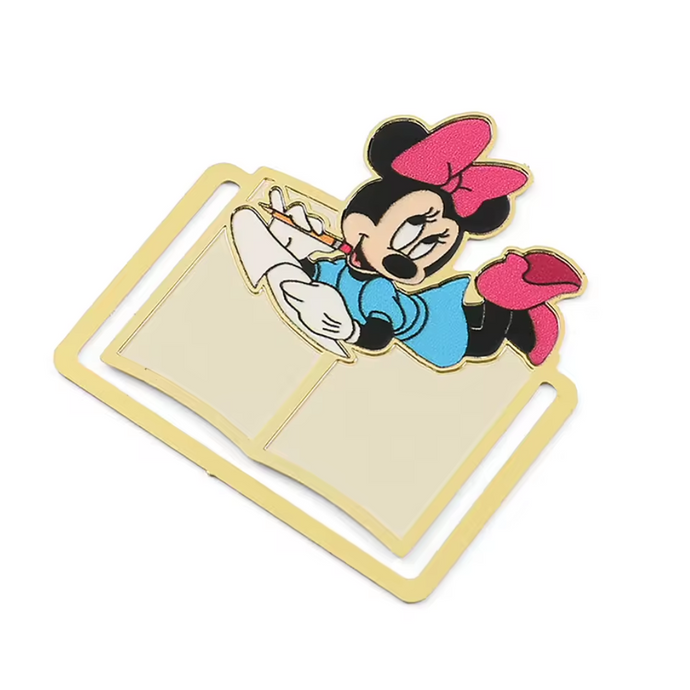 Marcapaginas metálico de libro de Minnie modelo 1