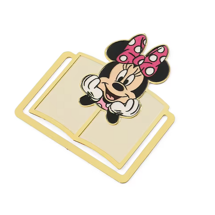 Marcapaginas metálico de libro de Minnie modelo 2