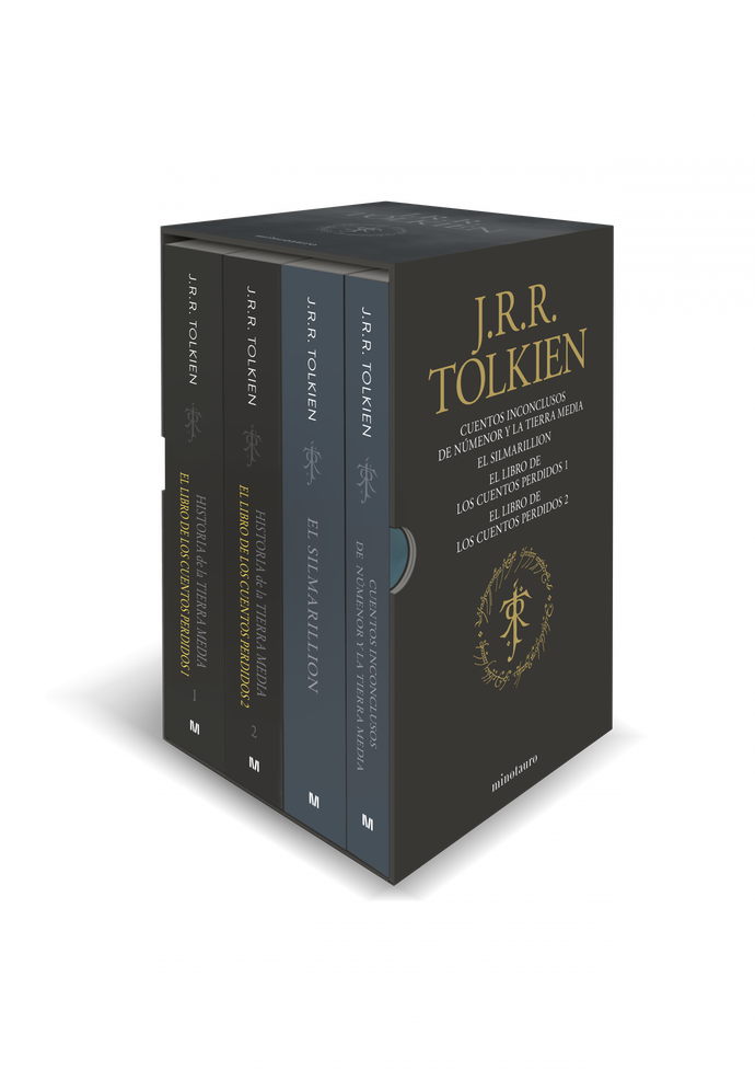 Estuche Tolkien 2 (Silmarillion, Cuentos Inconclusos, Hª Tierra Media 1 y 2) - J. R. R. Tolkien
