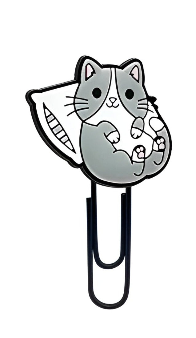 Marcapáginas Gato Gris almohada