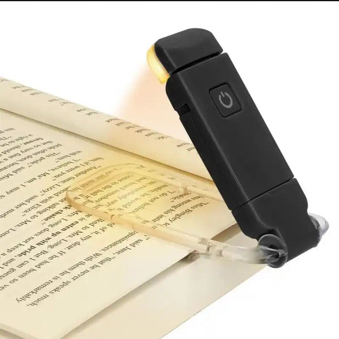 Lampara de lectura negra (recargable)