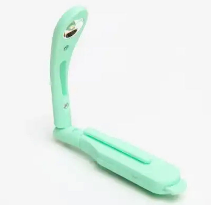 Lampara de lectura verde (a pilas)