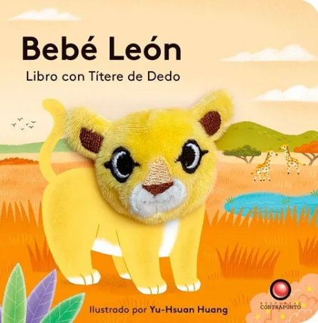 Libro con títere de dedo. Bebé León - Victoria Ying - Yu-Hsuan Huang