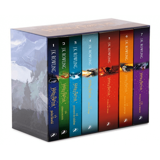 Estuche Harry Potter Pack 7 Libros - J. K. Rowling
