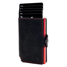 Cargar imagen en el visor de la galería, Billetera Slim Black - Red
