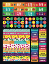 Cargar imagen en el visor de la galería, Pascualina planner brujo pop black and white
